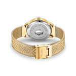 Montre THOMAS SABO femme bracelet acier or maille milanaise - vue 3