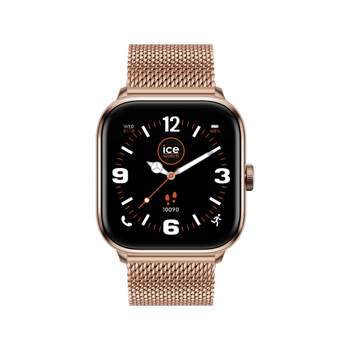 Montre ICE WATCH ICE SMART TWO 1.70 femme digital, bracelet acier inoxydable rose