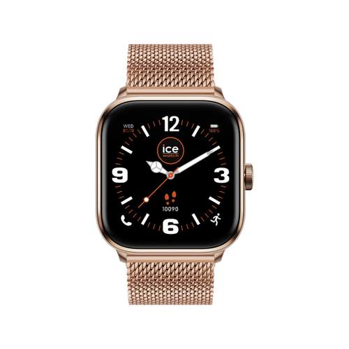 Montre ICE WATCH ICE SMART TWO 1.70 femme digital, bracelet acier inoxydable rose