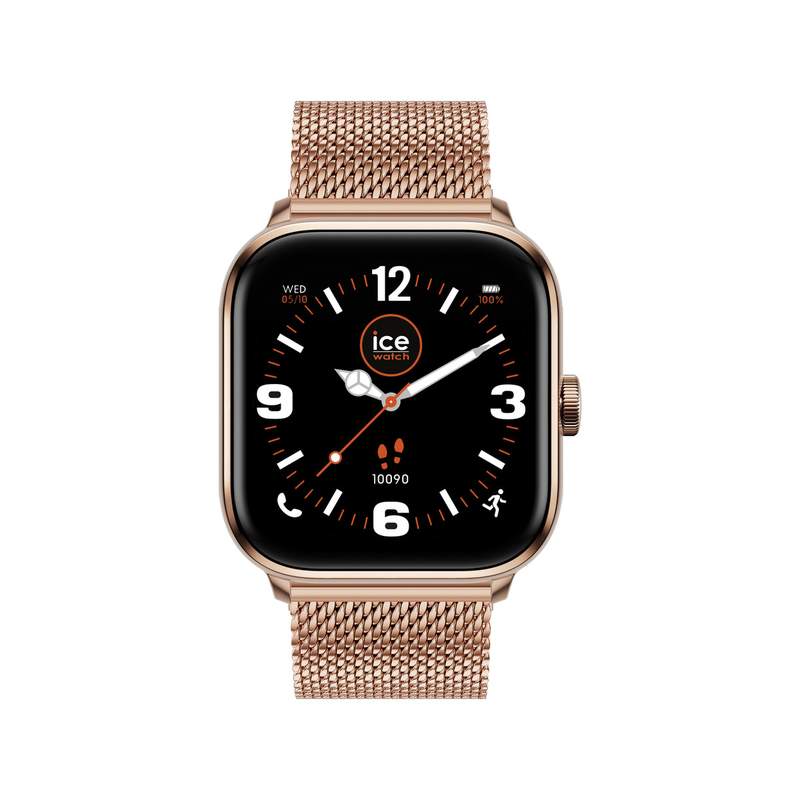 Montre ICE WATCH ICE SMART TWO 1.70 femme digital, bracelet acier inoxydable rose - vue 1