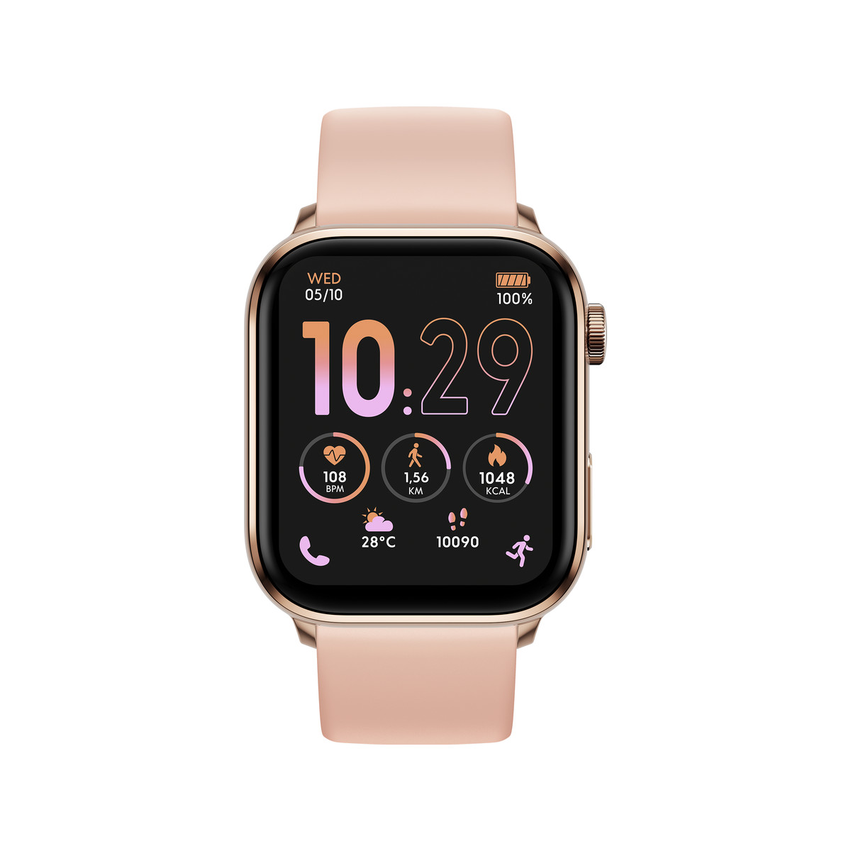 Montre ICE WATCH ice smart femme digital, bracelet plastique rose