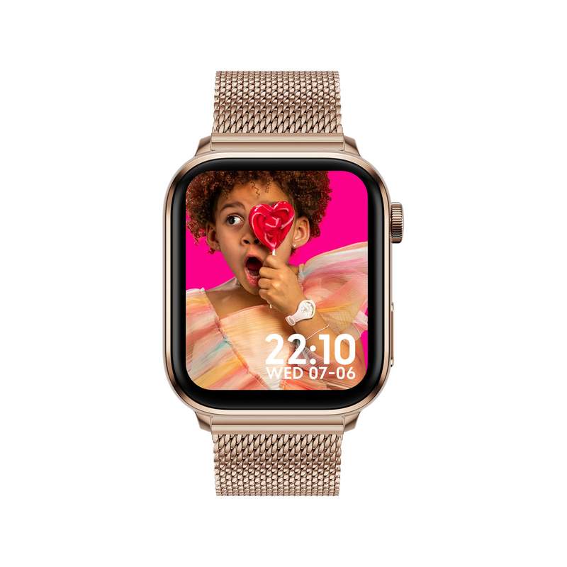 Montre ICE WATCH ice smart femme digital, bracelet acier rose - vue 1