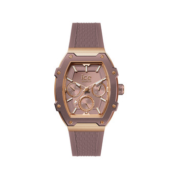 Montre ICE WATCH ice boliday femme analogique, bracelet plastique violet