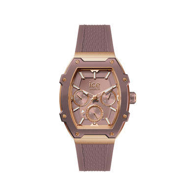 Montre ICE WATCH ice boliday femme analogique, bracelet plastique violet