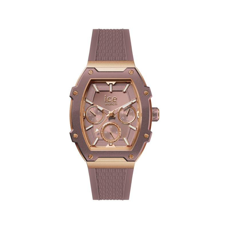 Montre ICE WATCH ice boliday femme analogique, bracelet plastique violet - vue 1
