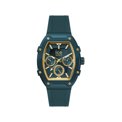 Montre ICE WATCH ice boliday femme analogique, bracelet plastique vert