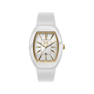 Montre ICE WATCH ice boliday femme analogique, bracelet plastique blanc