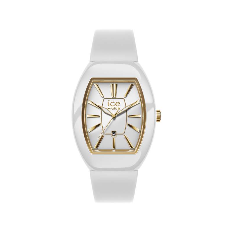 Montre ICE WATCH ice boliday femme analogique, bracelet plastique blanc - vue 1
