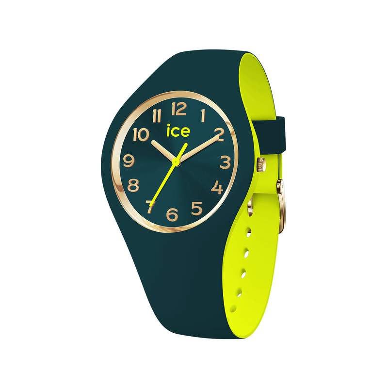 Montre ICE WATCH ice duo chic femme analogique, bracelet plastique vert - vue 1