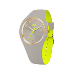 Montre ICE WATCH ice duo chic femme analogique, bracelet plastique gris - vue 1