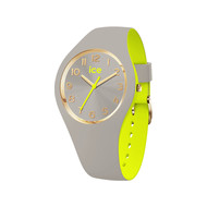 Montre ICE WATCH ice duo chic femme analogique, bracelet plastique gris