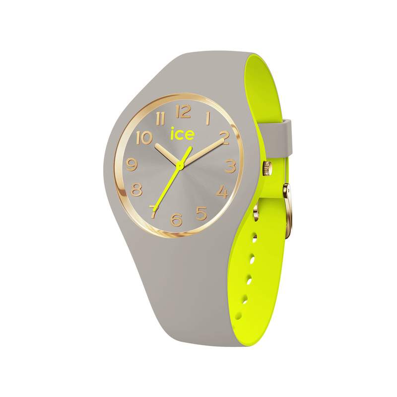 Montre ICE WATCH ice duo chic femme analogique, bracelet plastique gris - vue 1