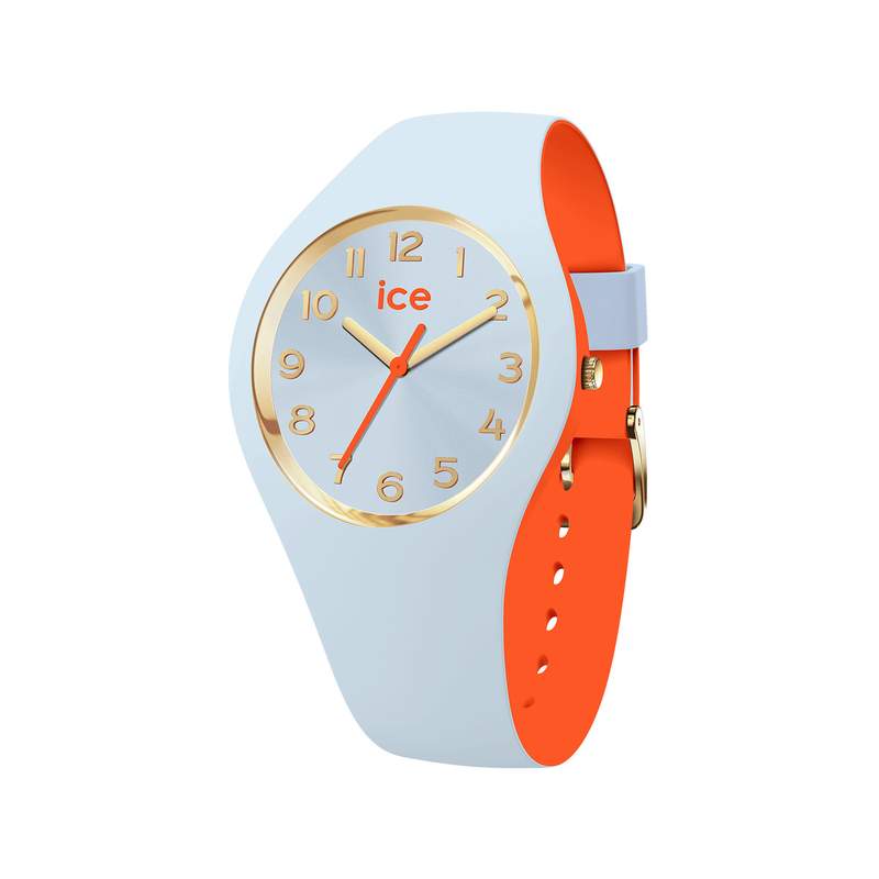 Montre ICE WATCH ice duo chic femme analogique, bracelet plastique bleu - vue 1