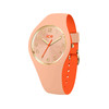 Montre ICE WATCH ice duo chic femme analogique, bracelet plastique saumon - vue V1