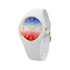 Montre ICE WATCH ice cocorico femme analogique, bracelet plastique blanc - vue V1