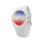 Montre ICE WATCH ice cocorico femme analogique, bracelet plastique blanc - vue 1