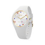 Montre ICE WATCH ice cocorico femme analogique, bracelet plastique blanc - vue 1