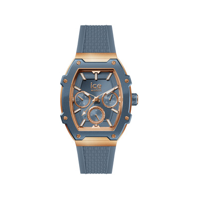 Montre ICE WATCH ice boliday - horizon blue femme analogique, bracelet silicone bleu