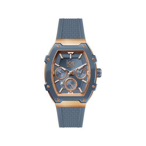 ICE WATCH ice boliday - horizon blue analog women's watch, blue silicone strap