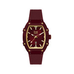 Montre ICE WATCH ice boliday - burgundy femme analogique, bracelet silicone rouge - vue 1