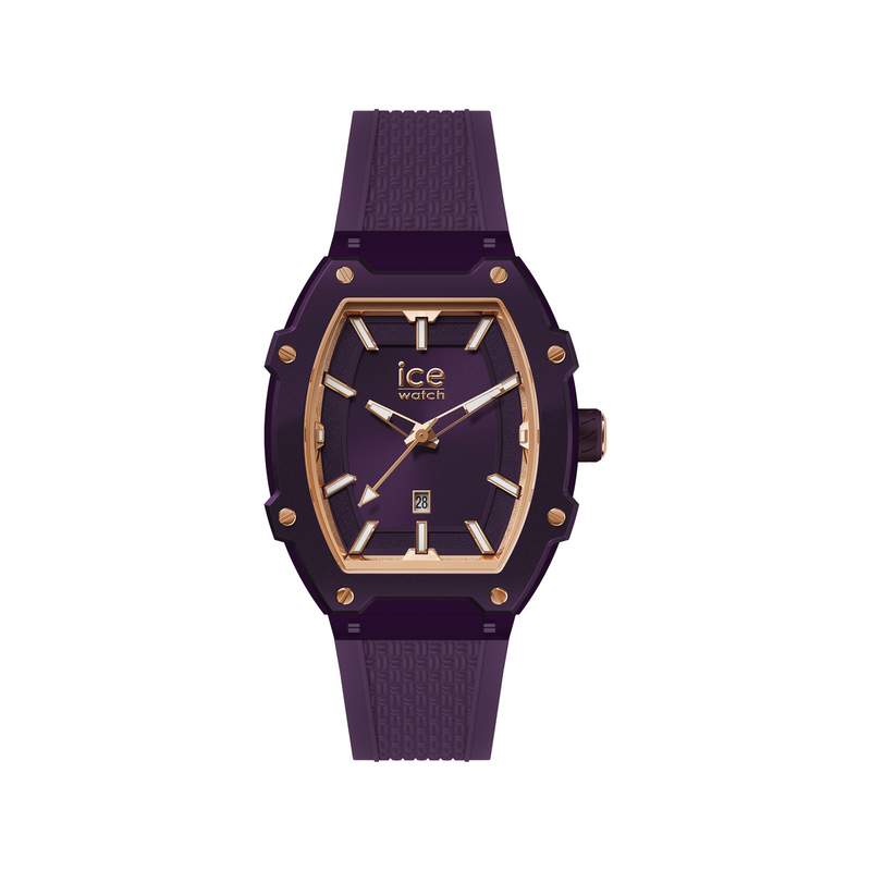 Montre ICE WATCH ice boliday - deep purple femme analogique, bracelet silicone violet - vue 1