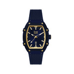 Montre ICE WATCH ice boliday - navy blue femme analogique, bracelet silicone bleu - vue 1