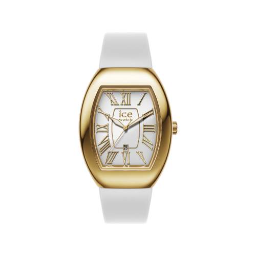 ICE WATCH ice boliday - dome - analog women's metal watch, gold silicone strap