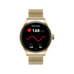 Montre ice watch ice smart 2.0 - gold femme connecté, bracelet métal doré métallisé - vue 1