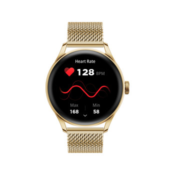 ice watch ice smart 2.0 - gold connected woman, metallic gold metal bracelet