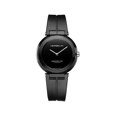 Montre MICHEL HERBELIN newport femme bracelet caoutchouc - vue 1