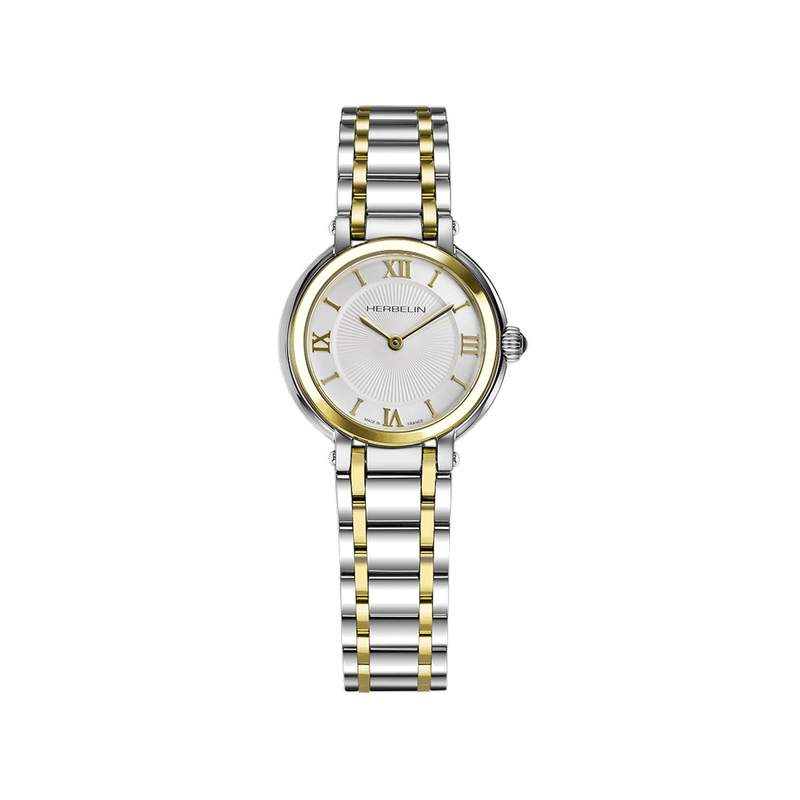 Montre MICHEL HERBELIN galet femme bracelet acier - vue 1
