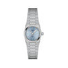Montre TISSOT T-CLASSIC PRX femme cadran bleu bracelet acier inoxydable - vue V1