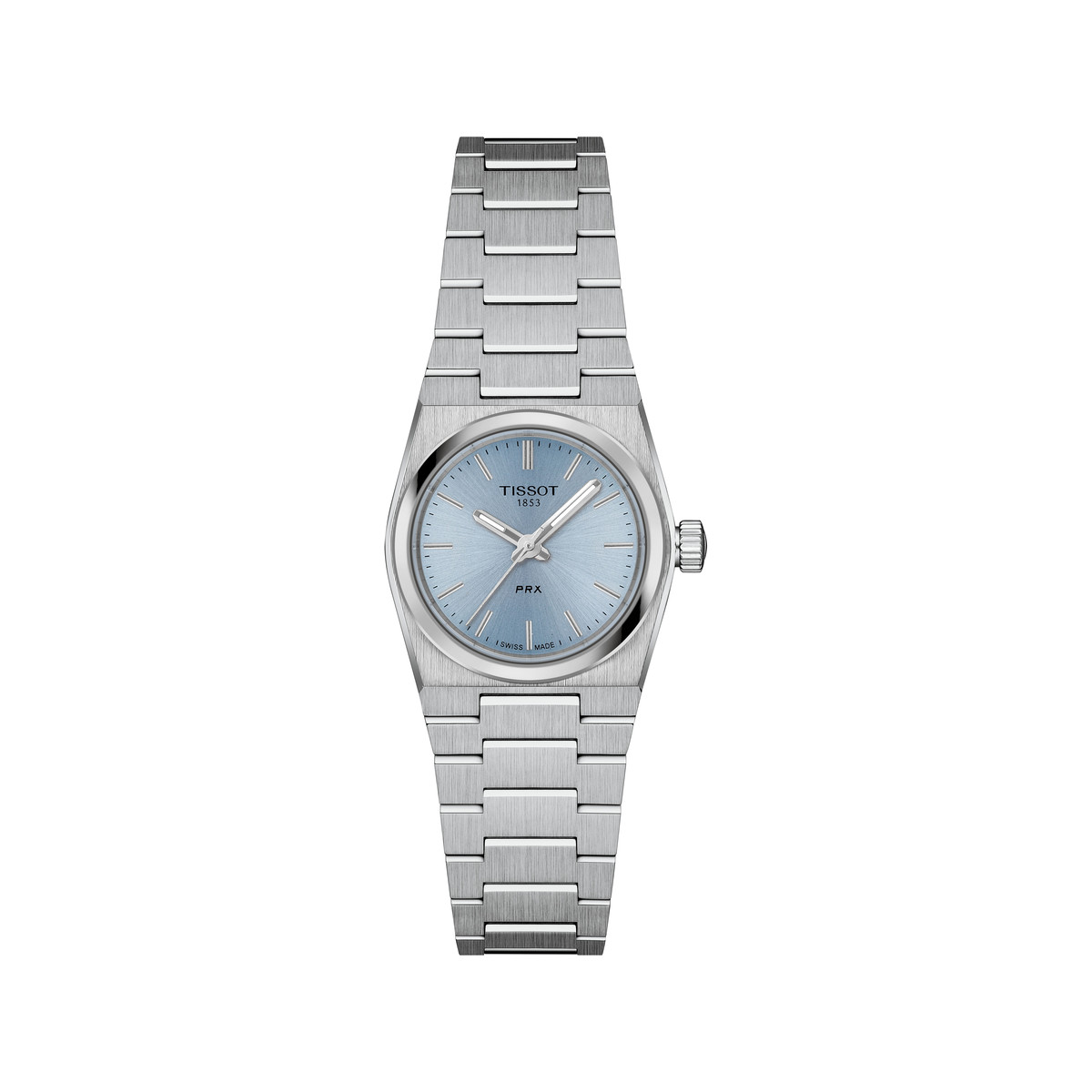 Montre TISSOT t-classic femme bracelet acier inoxydable gris