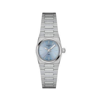 Montre TISSOT T-CLASSIC PRX femme cadran bleu bracelet acier inoxydable