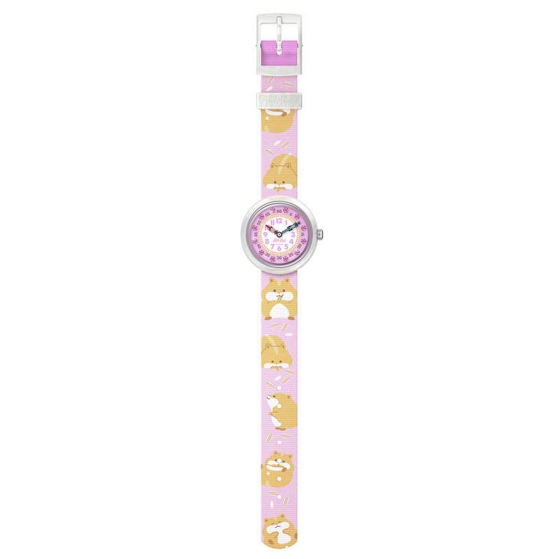 Montre flik flak friends fur-ever enfant bracelet pet recycle rose - vue D1
