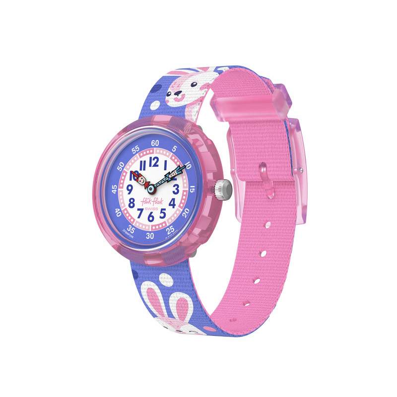 Montre flik flak friends fur-ever enfant bracelet pet recycle violet - vue 1