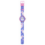 Montre flik flak friends fur-ever enfant bracelet pet recycle violet - vue D1