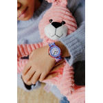 Montre flik flak friends fur-ever enfant bracelet pet recycle violet - vue porté 2