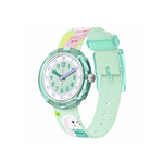 Montre FLIK FLAK HAPPY BUDGIES enfant bracelet pet recycle vert - vue 1