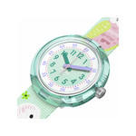 Montre FLIK FLAK HAPPY BUDGIES enfant bracelet pet recycle vert - vue 2