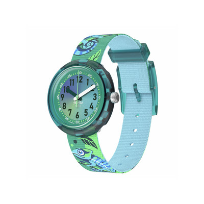 Montre flik flak friends fur-ever enfant bracelet pet recycle vert - vue 1