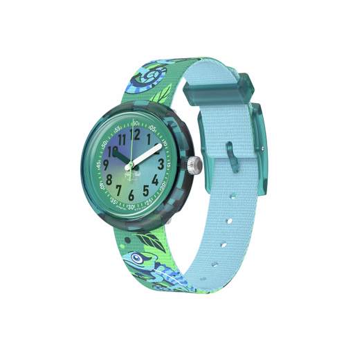Montre flik flak friends fur-ever enfant bracelet pet recycle vert