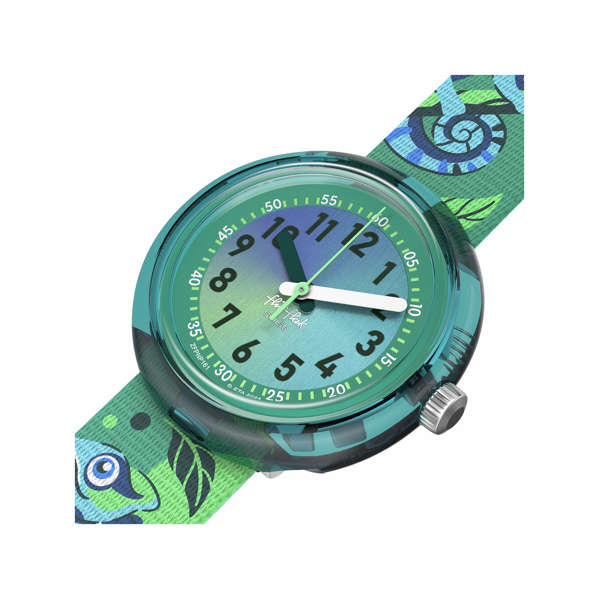 Montre flik flak friends fur-ever enfant bracelet pet recycle vert - vue 2