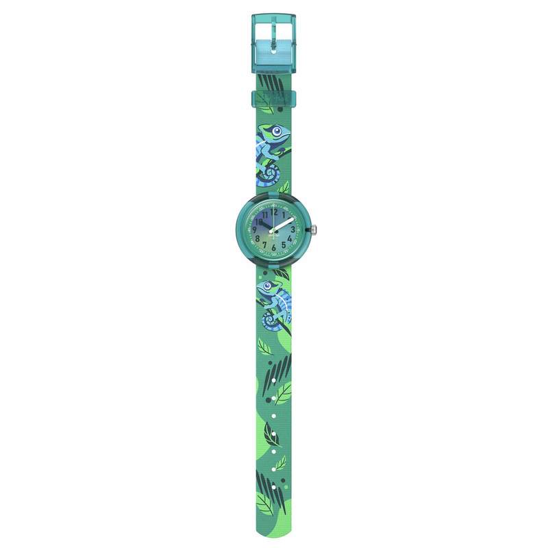 Montre flik flak friends fur-ever enfant bracelet pet recycle vert - vue D1