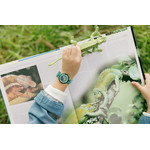 Montre flik flak friends fur-ever enfant bracelet pet recycle vert - vue porté 2