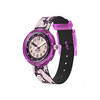 Montre FLIK FLAK WOOF WOOF TIME enfant bracelet pet recycle noir - vue V1