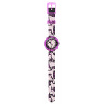 Montre FLIK FLAK WOOF WOOF TIME enfant bracelet pet recycle noir - vue D1