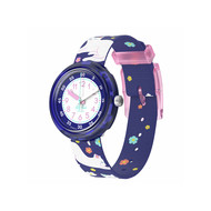 Montre flik flak friends fur-ever enfant bracelet pet recycle violet