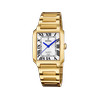 Festina women's watch The Square gold-plated steel bracelet - view V1