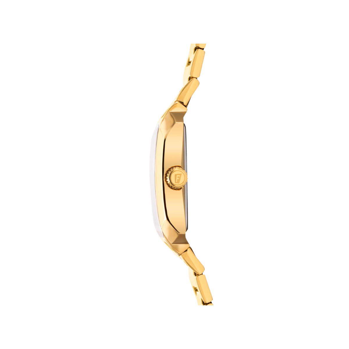 Festina women's watch, The Square, gold-plated steel bracelet - view 2